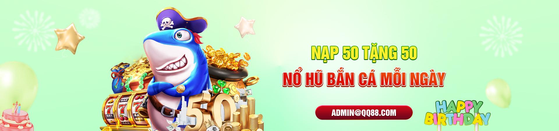 nạp 50 tặng 50 nổ hũ bắn cá