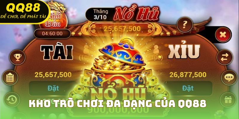 Kho trò chơi đa dạng của QQ88